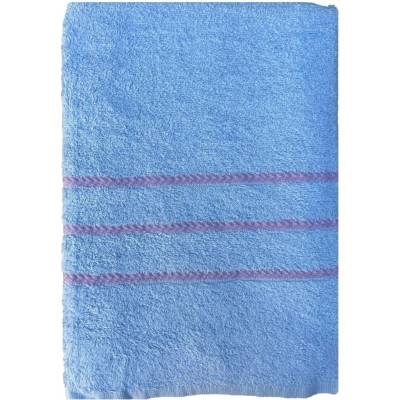 Top textil Osuška Pruhy růžové 70 x 130 cm modrá