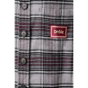 Drôle de Monsieur риза мъжка от памук Boxy Flanel Checked (M.SH271.CO333)