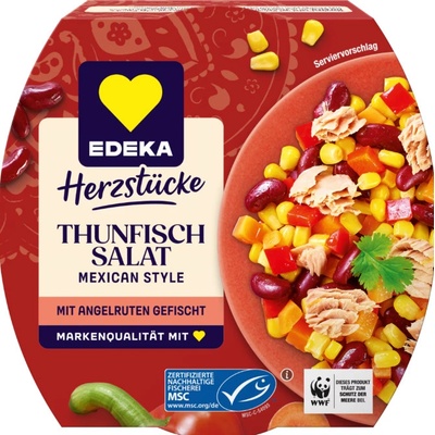 Edeka Tuňákový salát Mexican Style 160 g – Zboží Dáma