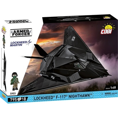COBI 5903 Armed Forces Americké útočné lietadlo Lockheed F-117 ® Nighthawk 1:48
