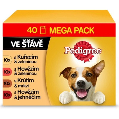 Pedigree Adult masový výběr se zeleninou ve šťávě 80 x 100 g
