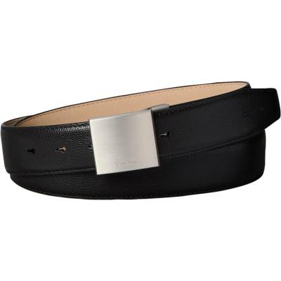 Calvin Klein Pánský kožený opasek Plaque Buckle LV04D7080GVZZ