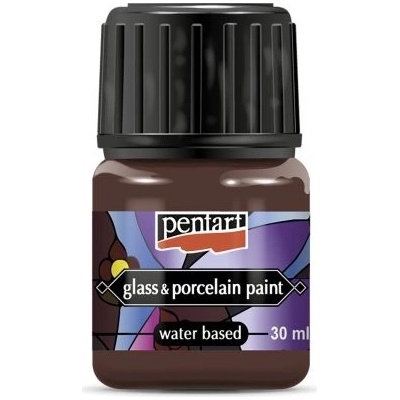 Pentart Barva na sklo a porcelán PENTART 30 ml HNĚDÁ – Zbozi.Blesk.cz