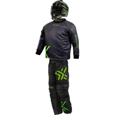 Oxdog X2 GOALIE set with helmet černá / zelená – Zboží Mobilmania