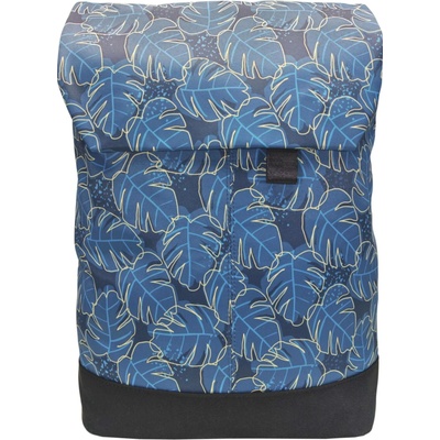 Tapple Černo-modrý květinový s klopou Harmony 19 l
