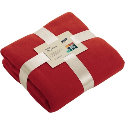 James & Nicholson fleece deka JN950 Vínová 130x170
