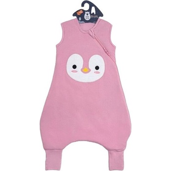 BabyBliss Спално чувалче с крачета BabyBliss - BlissJump, Tog 2.5, 6-18 м, Penguin Pink (BLISS-JMP-0004)