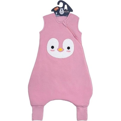 BabyBliss Спално чувалче с крачета BabyBliss - BlissJump, Tog 2.5, 6-18 м, Penguin Pink (BLISS-JMP-0004)