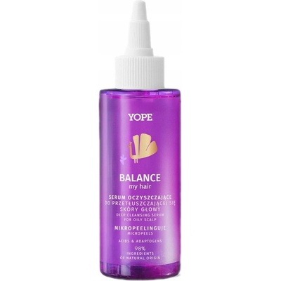 YOPE BALANCE MY HAIR Čistící peelingové sérum na pokožku hlavy 150 ml