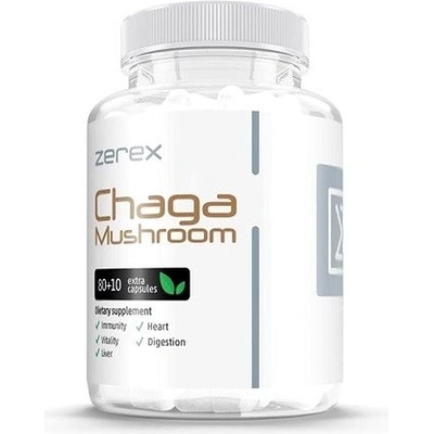 Zerex Chaga Extrakt 40% 90 mäkkých kapsúl