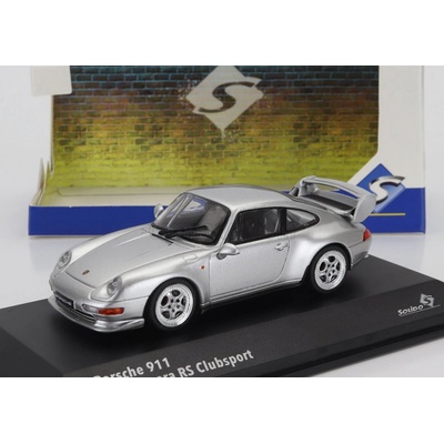 Solido Porsche 911 993 Rs Clubsport Coupe 1993 Silver 1:43