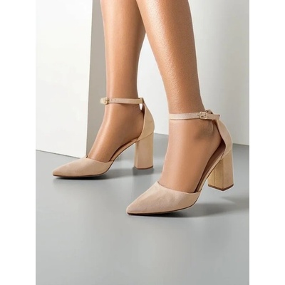 Resti Women's eco-suede pumps Caldeno krémová