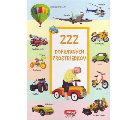 222 dopravných prostredkov