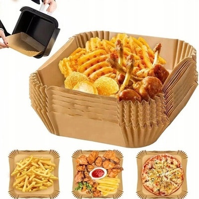 100x Papierové vložky do teplovzdušnej fritézy Air Fryer