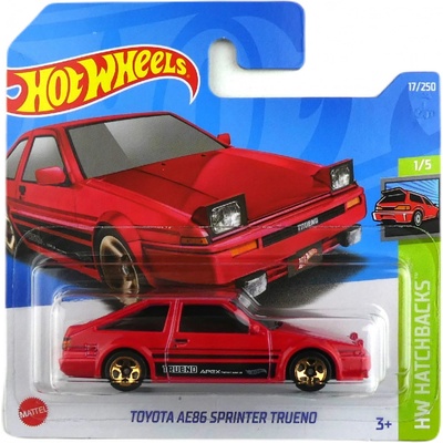 Mattel Hot Wheels Toyota AE86 Sprinter Trueno Red
