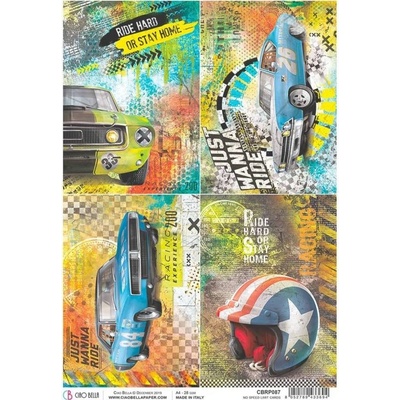 Ciao Bella Rýžový papír No Speed Limit Cards 21x29.7 cm – Sleviste.cz