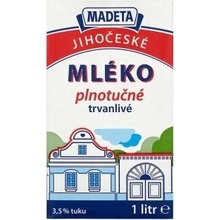 Madeta Trvanlivé plnotučné mléko 1 l