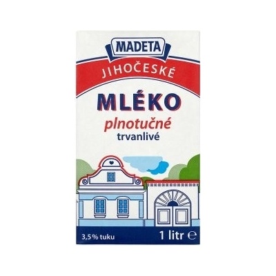 Madeta Trvanlivé plnotučné mléko 1 l