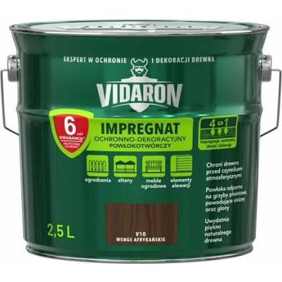 VIDARON IMPREGNACE NA DŘEVO S FILMOVACÍ VRSTVOU WENGE AFRICKÉ V10 2,5L