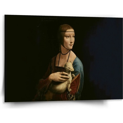 Sablio Obraz Dáma s hranostajom - Leonardo da Vinci - 150x110 cm