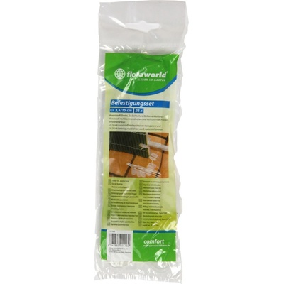 Floraworld Upevňovací sada pro protipohl. ochranu Comfort, 3,5/15 cm, 26 ks