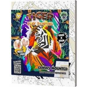 Splat Plasticine pasting kit - Tiger