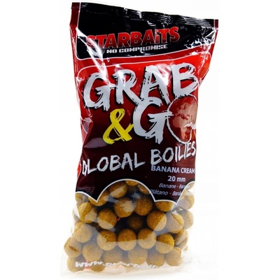 STARBAITS Global boilies 10 kg 20 mm BANA CREAM