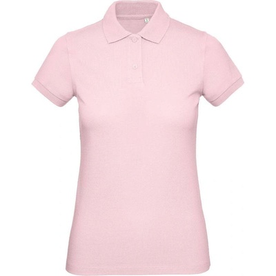 B&C Inspire Polo /women Dámske piqué polo z bio bavlny ružová orchid