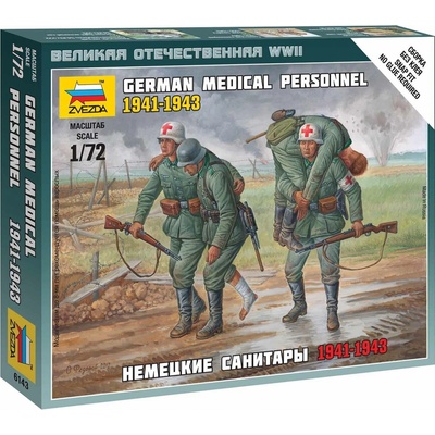 Zvezda ZV-6143 německý zdravotní tým 1941-43 1:72