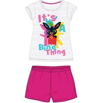 E plus M dievčenské pyžamo zajačik Bing ružová