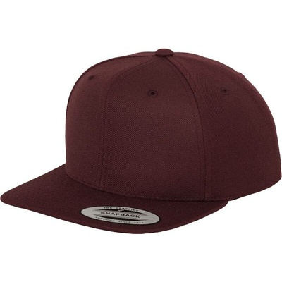 Flexfit 6089M 6 panelová Snapback hnedá Maroon