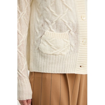 Ermanno Scervino LIFE Вълнена жилетка Ermanno Scervino LIFE дамска в бежово от лека материя D474N500DGE (D474N500DGE)