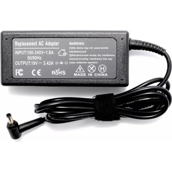 Compatible Зарядно за лаптоп (Laptop AC Adapter) Asus - 19V / 3.42A / 65W (4.5x3.0x0.7) - Заместител (50106014B)