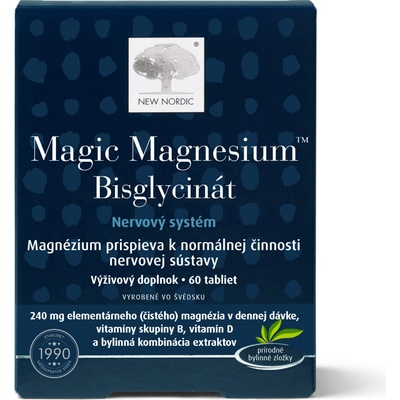 New Nordic Magic Magnesium Bisglycinát 60 tabliet