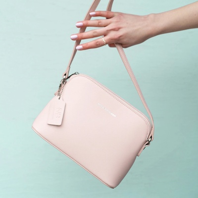 Noelia Bolger kabelka crossbody NB 0096 R růžová