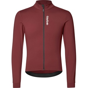 GripGrab Фланелка с дълъг ръкав за колоездене GripGrab Ride Thermal Long Sleeve Jersey Cycling jersey - Dark Red (056-3810-0312)