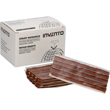Invento Кафяви дебели лепенки за безкамерни гуми 100x6 мм, 50 бр (510-1801)