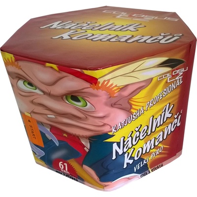 Kompaktný ohňostroj 61 rán 30 mm Náčelník komančů
