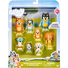 TM Toys BLUEY 8 MULTIPACK - RODINA A PŘÁTELÉ..