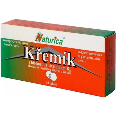 Naturica KREMÍK s biotínom a vitamínom B12 30 tabliet