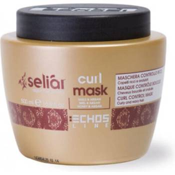 Echosline Маска за къдрава коса с мед и арганово масло ECHOSLINE Seliar Curl Mask 500ml