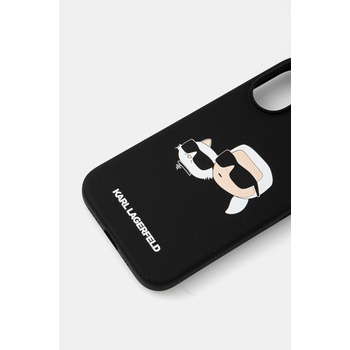 KARL LAGERFELD Кейс за телефон Karl Lagerfeld iPhone 16 6.1 (KLHMP16SSKCHPPLK)