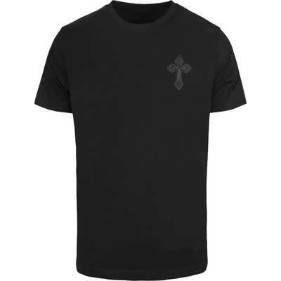 Mister Tee Тениска Cross Meets Grace Tee black XXLUB-MT3780-00007 - Тъмносив, размер 4XL