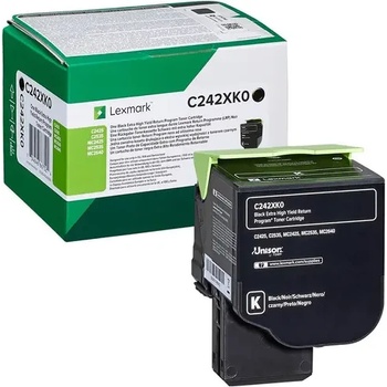 Lexmark КАСЕТА ЗА LEXMARK OPTRA C 2425/2535/MC 2425/2535/2640 - Black - EXTRA HIGH CAPACITY - Return program cartridge - PN C242XK0 (101LEX C 2425BR)