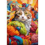 Cherry Pazzi - Puzzle Feline Whimsy - 500 piese