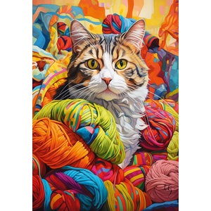 Cherry Pazzi - Puzzle Feline Whimsy - 500 piese