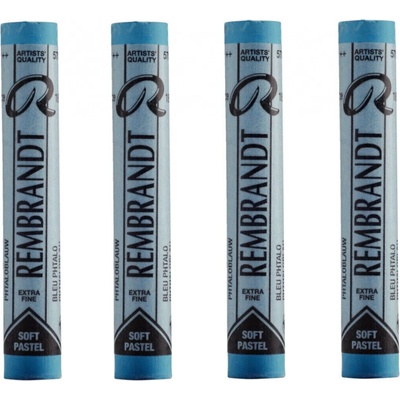 Rembrandt Soft Pastel sada suchých pastelov phthalo blue 7 4 ks