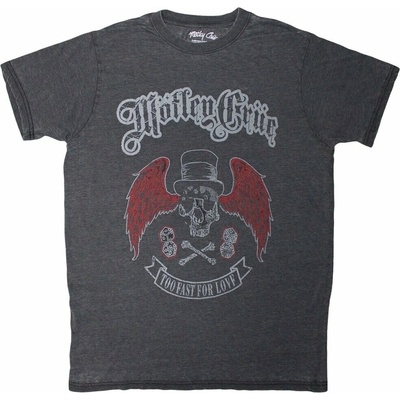 Motley Crue Skull Wings Black