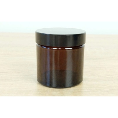 Skleněná nádoba hnědá 60 ml 53x52 mm
