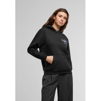 Mister Tee Good Vibes Bow Ladies Fluffy Hoody black XXLUB-MST253-00007 - Камуфлаж, размер L